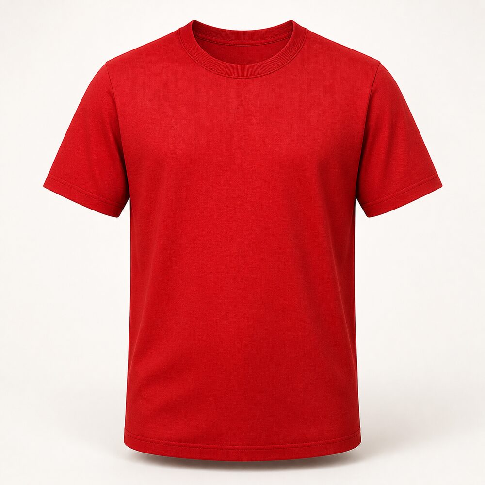 MASTER KNIT RED T SHIRT SIZE M