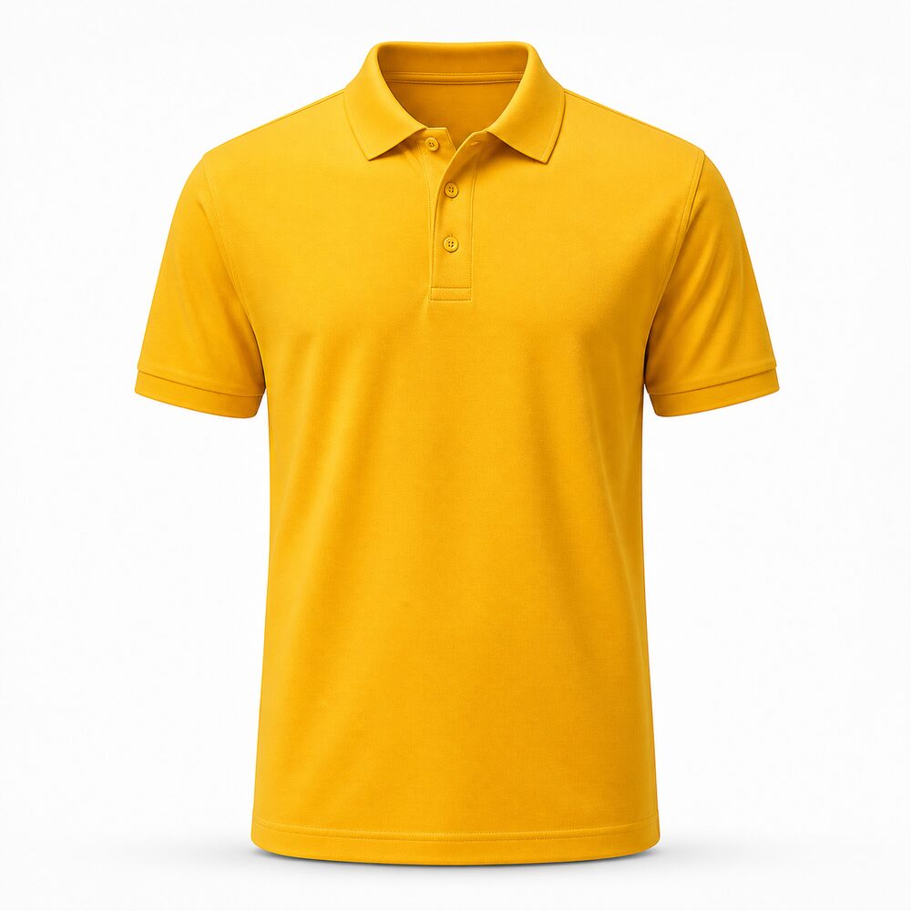 GOLDEN YELLOW POLO T SHIRT SIZE S